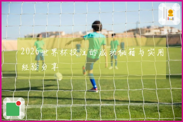 2026世界杯投注的成功秘籍与实用经验分享